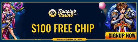 New Funclub Casino: $100 No Deposit Bonus & 100 Free Spins.